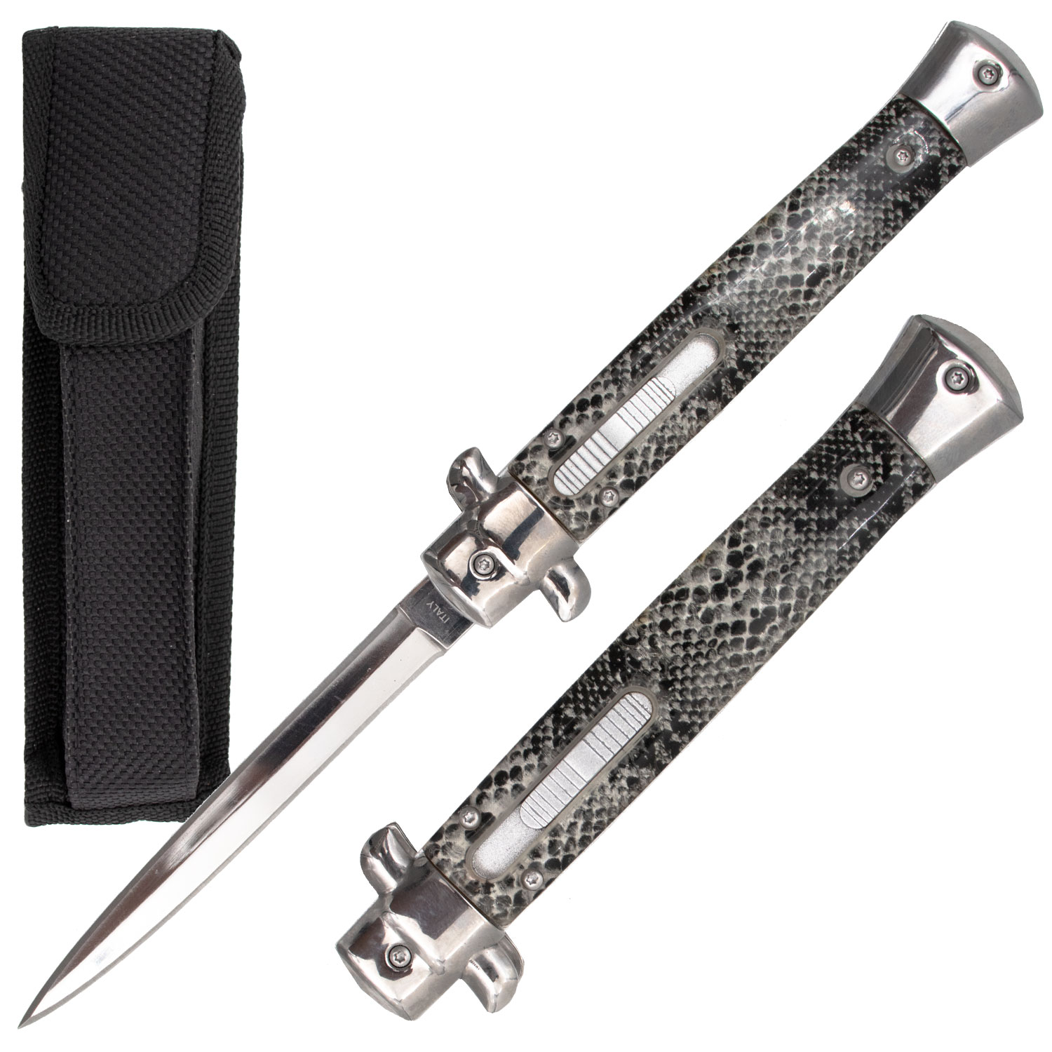 10 Inch Automatic OTF Switchblade Mob Monster Snake 1