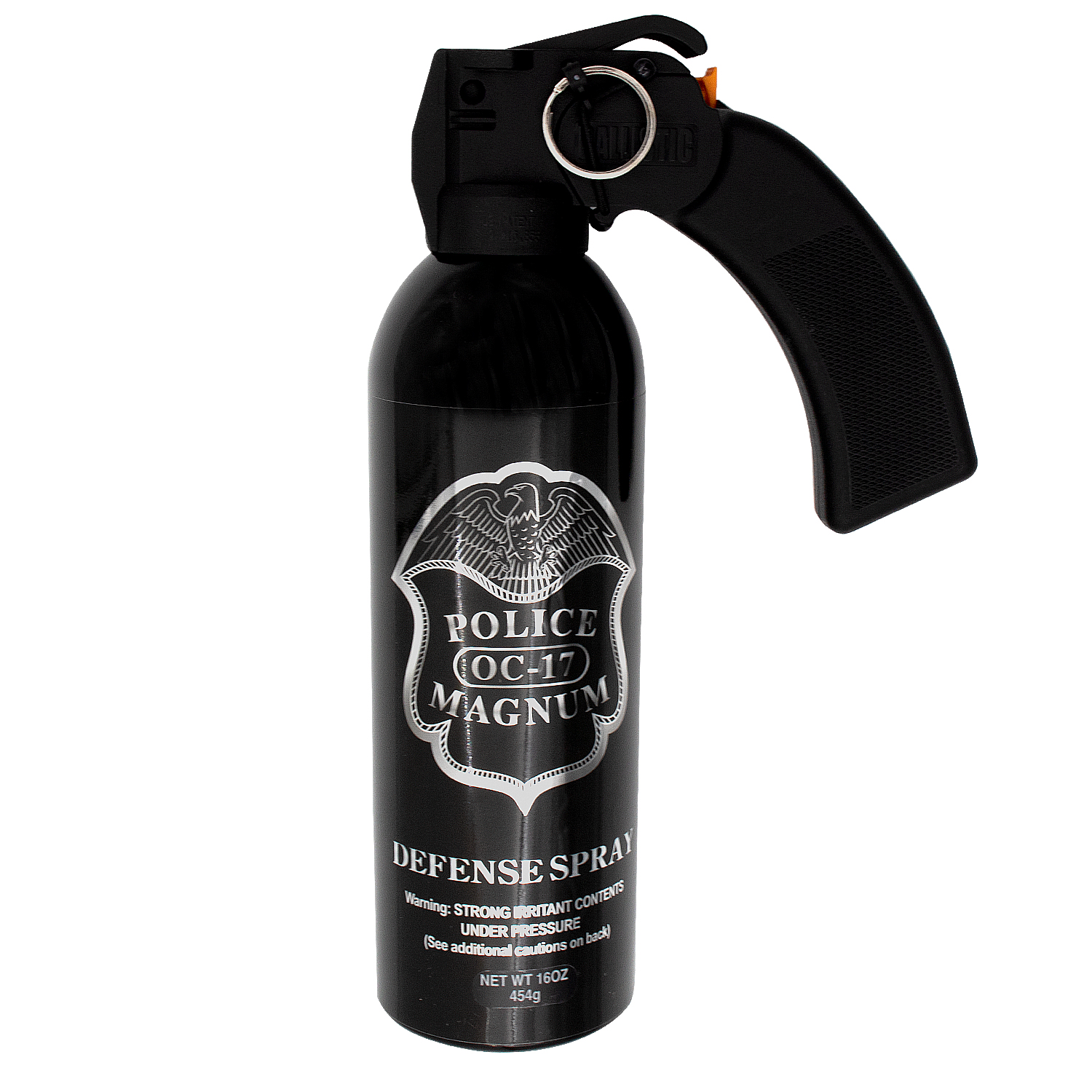 16 oz Pepper Spray with Flip Top Police Strength OC 17 Magnum