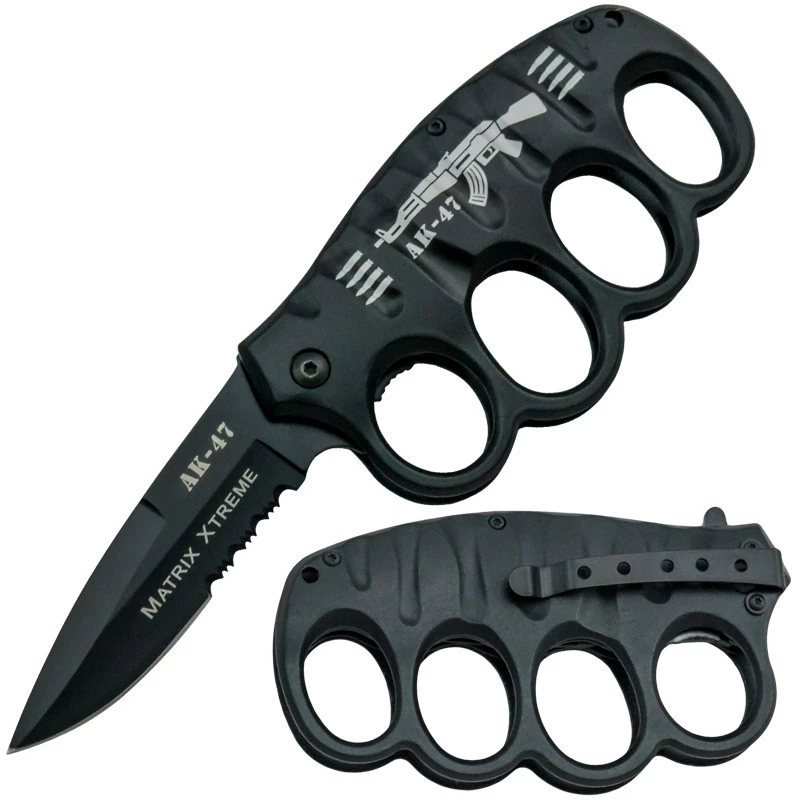 8 Inch Matrix Extreme Trigger Assisted Trench Knife