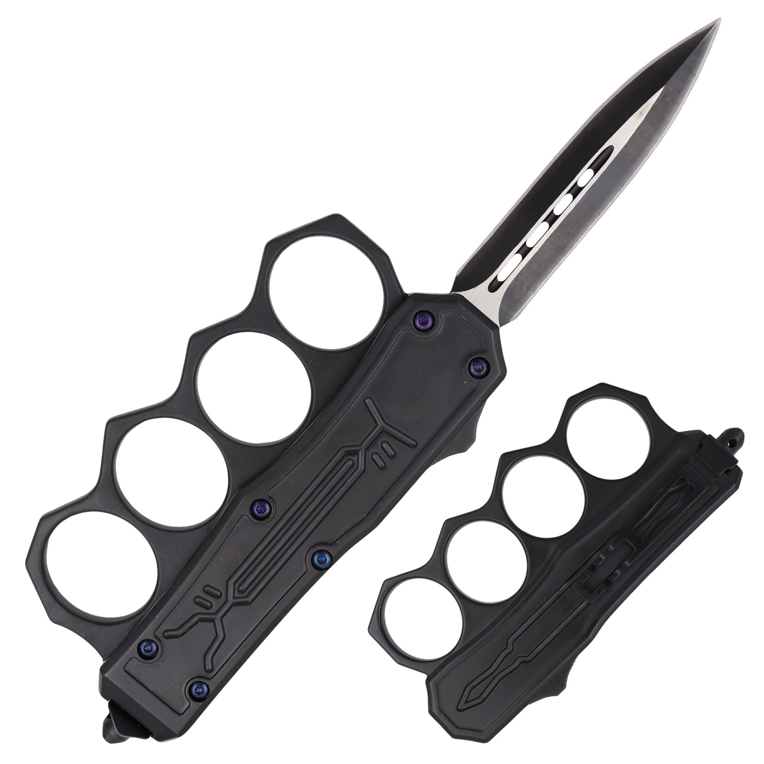 9.25 Inch Tactical Trench Knife Double Edged
