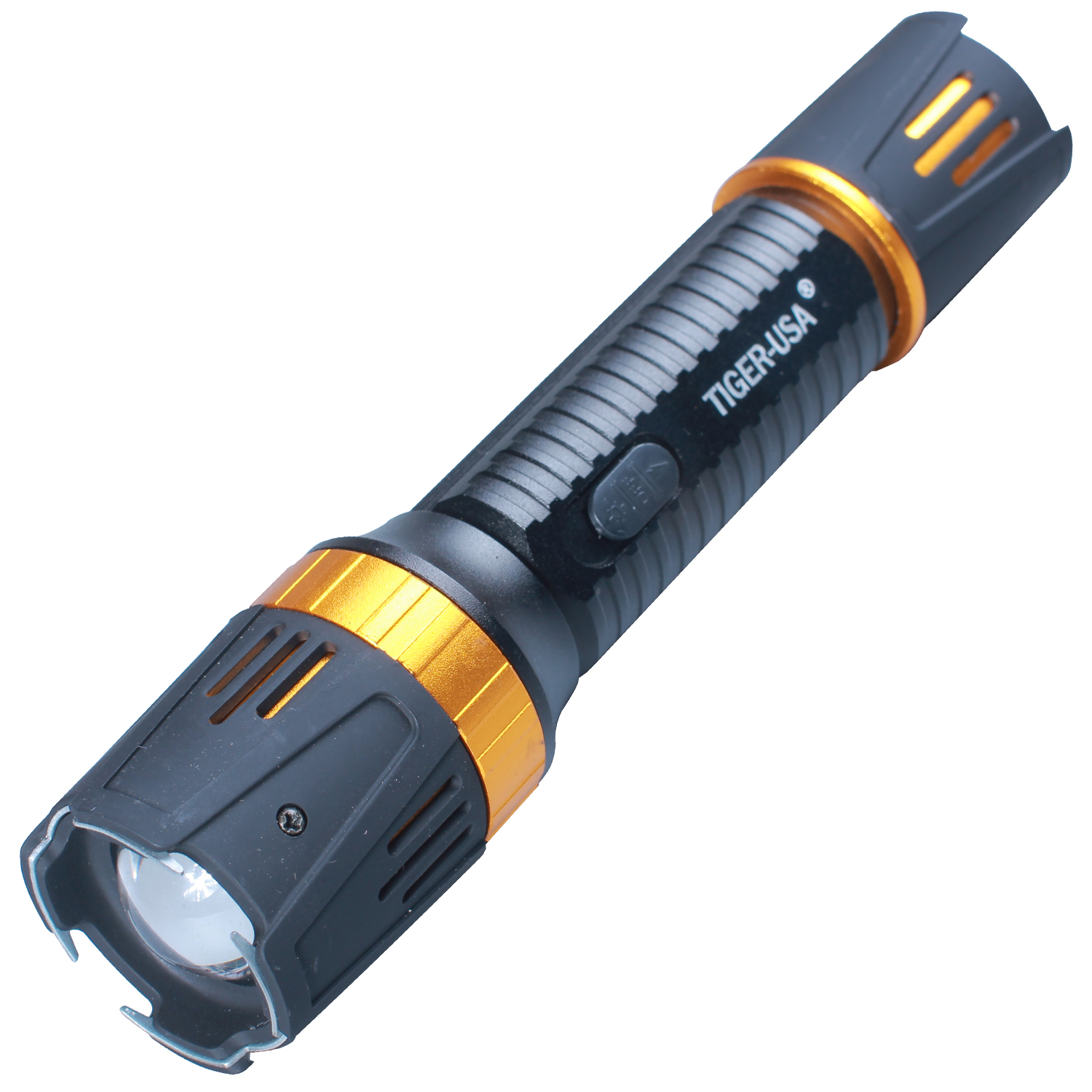 90 Mill Volt Tiger USA Xtreme Flashlight Stun Gun