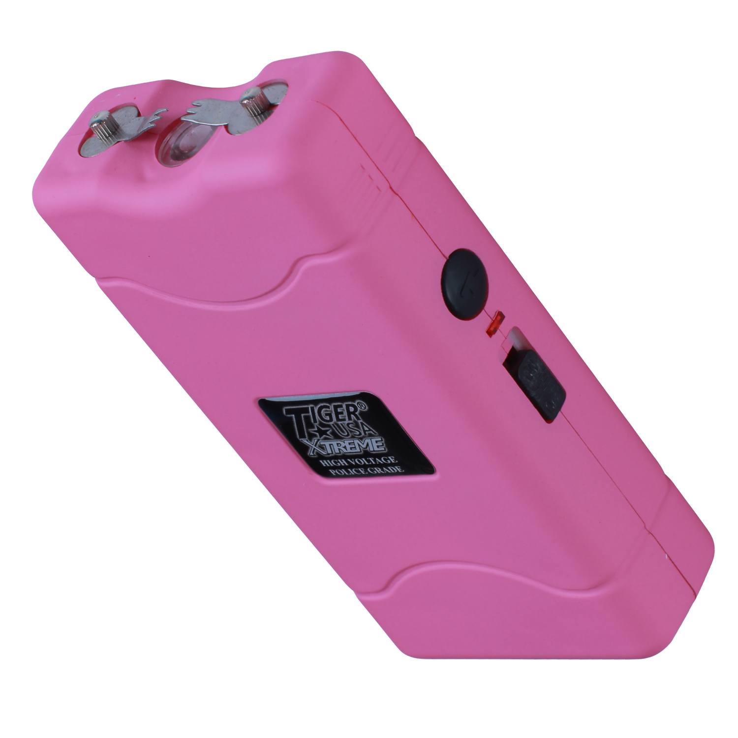96 Mill Hot Pink Rechargeable Stun Gun and Flash Light