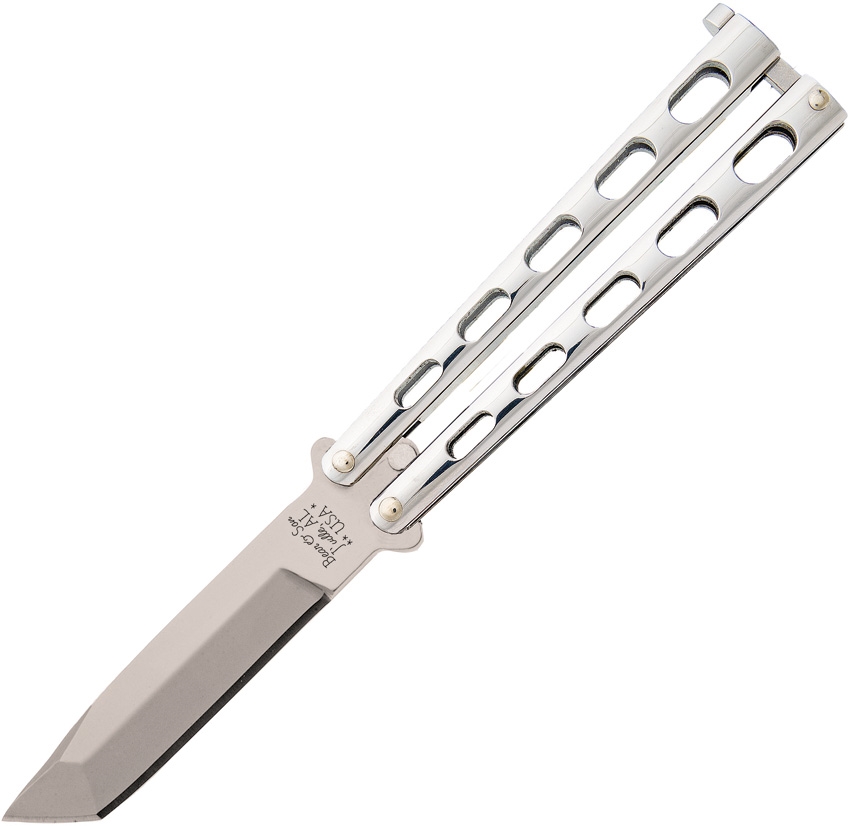 Balisong Butterfly Tanto Blade Stainless Steel Handle