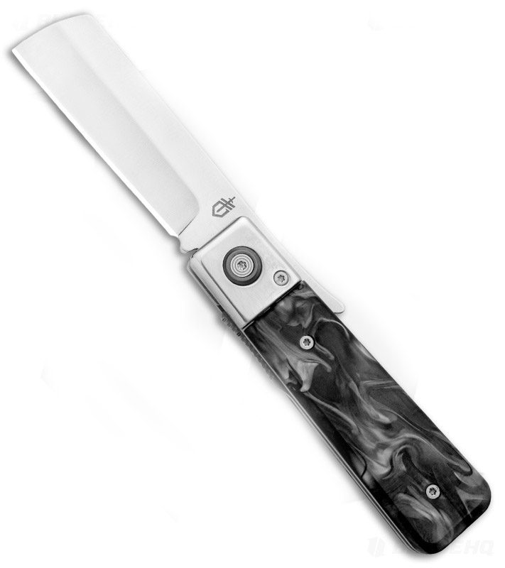 Gerber Jukebox Front Flipper Liner Lock Knife Black Marble