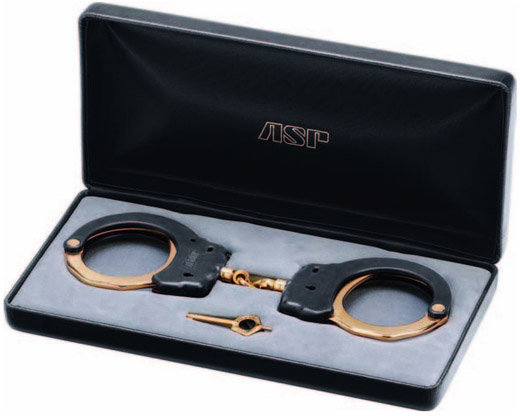 Presentation Handcuffs, Clip Key, 18K Gold ASP56249