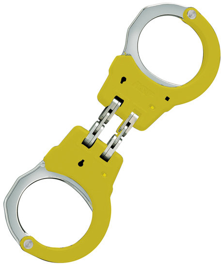 Identifier Hinged Handcuff, Yellow ASP56112
