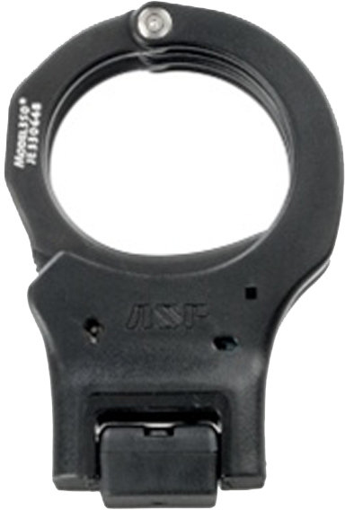 Rigid Handcuffs Aluminum Black, 2 Pawl Blue - Security ASP46123