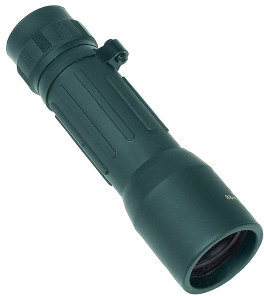 10x32 Monocular Green Rubber Covered
