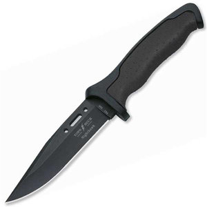 TOPS/Buck Short Nighthawk, Black, Black Oxide Blade 655BKSTP