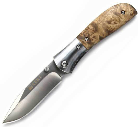 M4, Burl Handle, Stainless Bolsters, Plain CRM4-02W