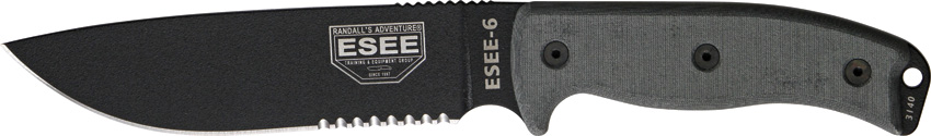 ESEE Model 6 Part Serrated 6SOD