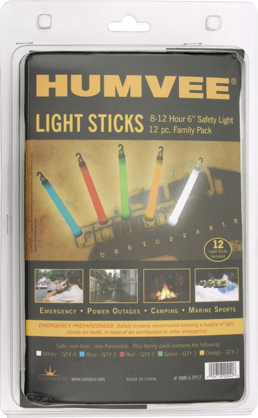 Humvee Safety Light Sticks 6FP12
