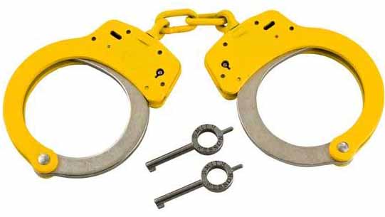 Model 100 Handcuff, Weather Shield, Yellow, SWC145