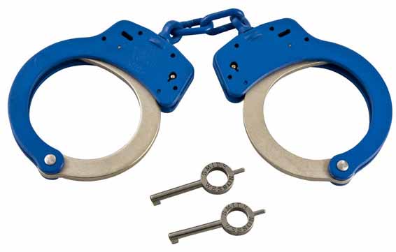 Model 100 Handcuff, Weather Shield, Blue, SWC146