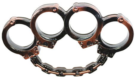 Handcuffs Brass Knuckles, Copper