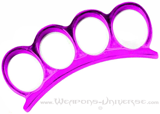Striker Purple Brass Knuckles, Medium