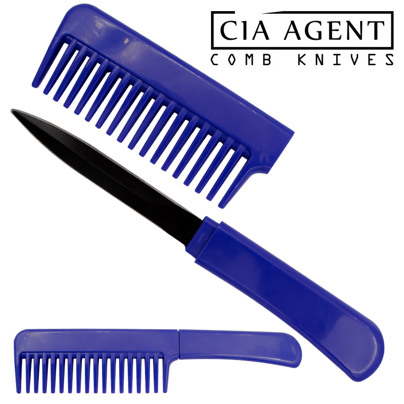 CIA Agent Comb Knife, Blue