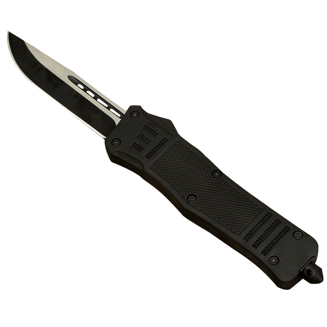 CO S BK DP Covert Ops OTF Automatic Knife Black Tanto Small