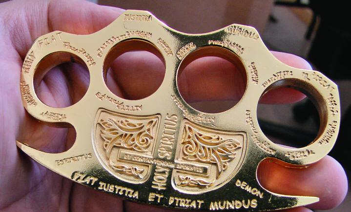 Constantine Brass Knuckles Gold