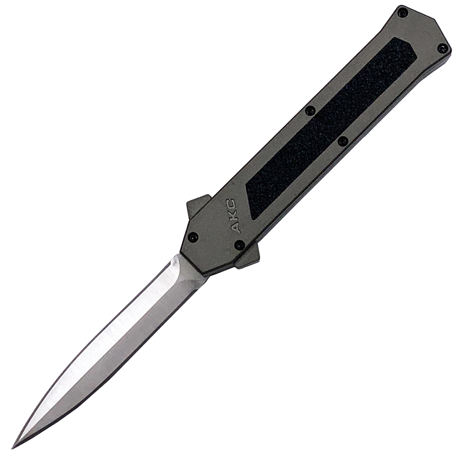 F 16 GY DE F16 Gray Handle Double Edge Blade OTF Automatic Knife