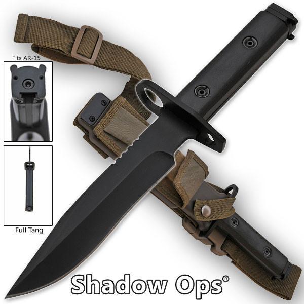 Heavy Duty Shadow Ops Bayonet Black