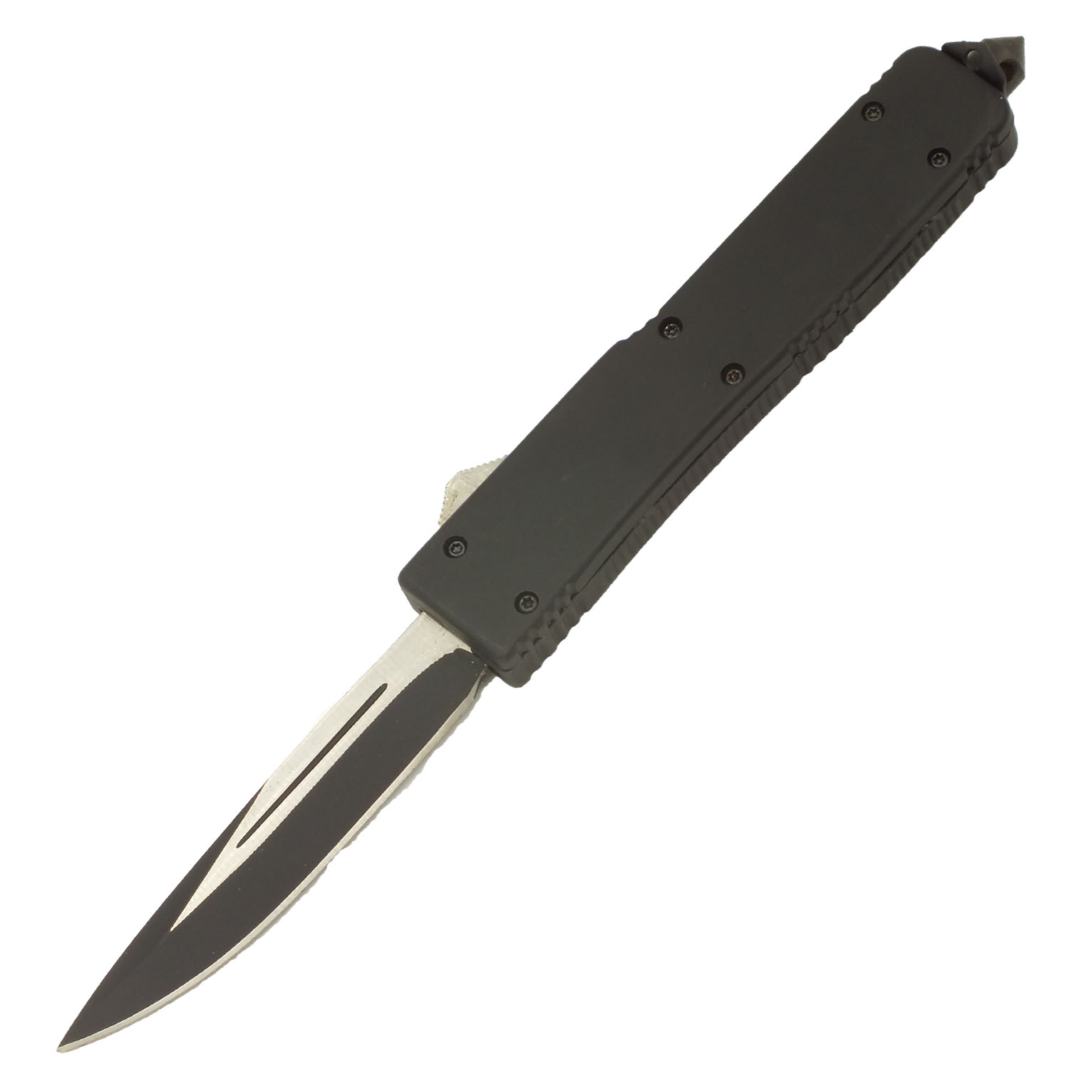 Black Night OTF Black Blade Straightback Knife