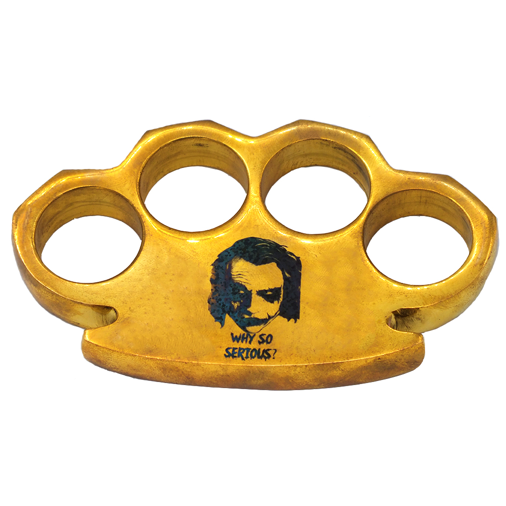 Joker Why So Serious Brass Knuckles