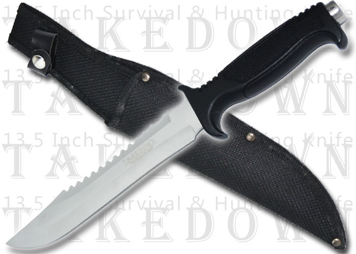 13.5 Inch "Takedown" Survival & Hunting Knife HK-46-SL