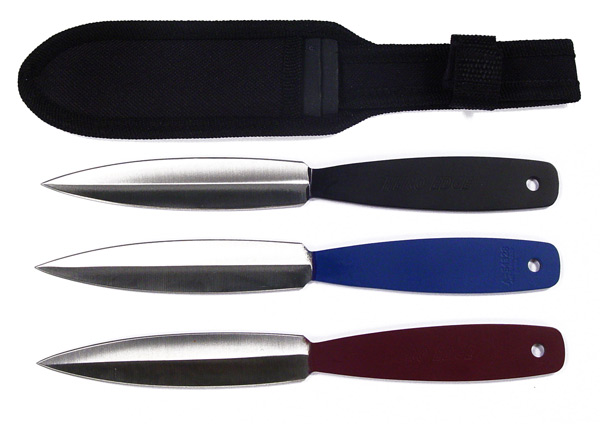 Colored Large Throwing Knife Set