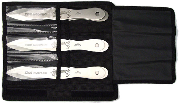 Dragon Bolt 6 Piece Throwing Knife Set