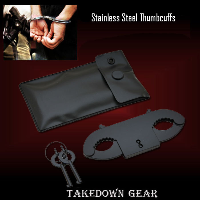 Takedown Gear- Thumbcuffs- Black