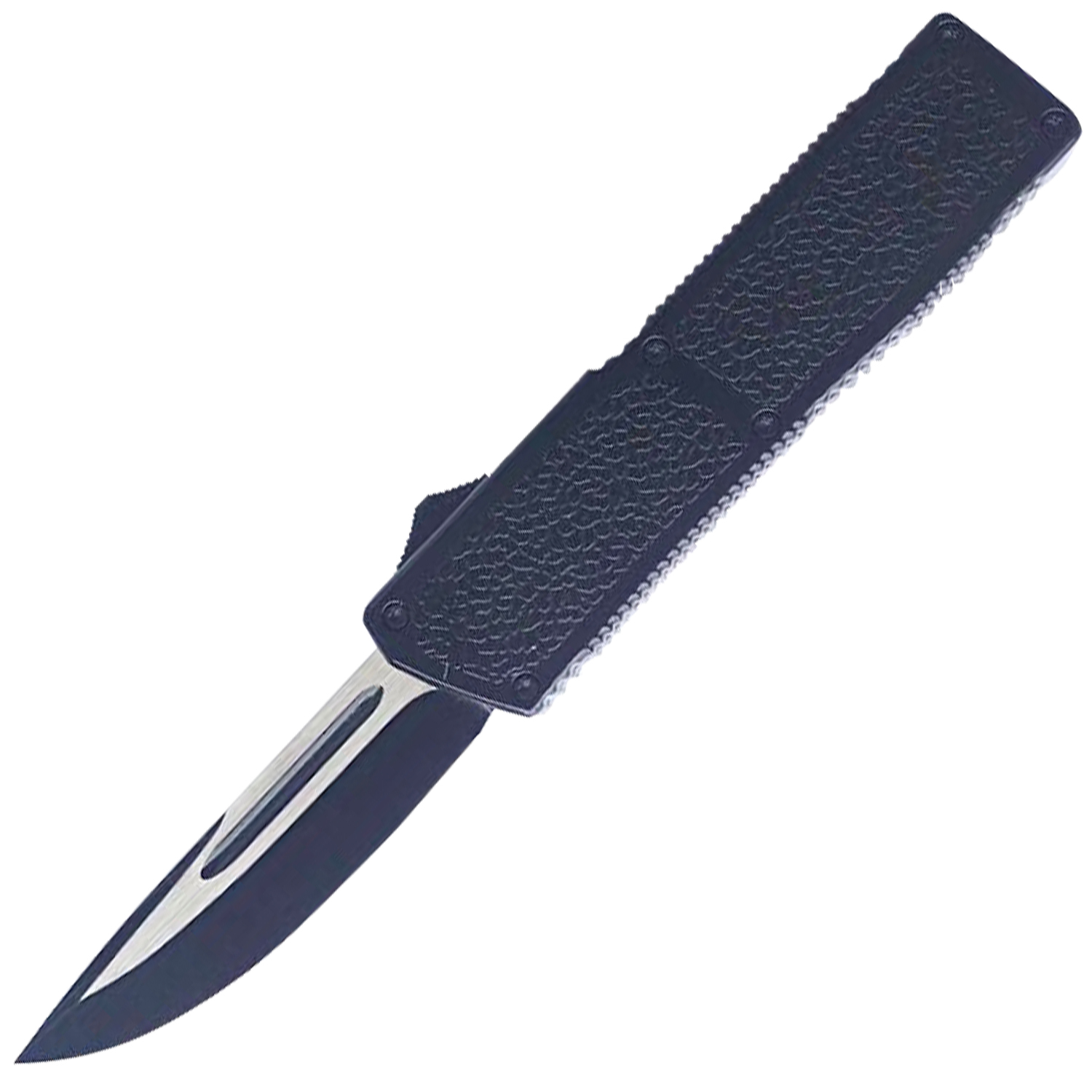 Lighting Action Assisted Knife Black Killa Drop Point Blade