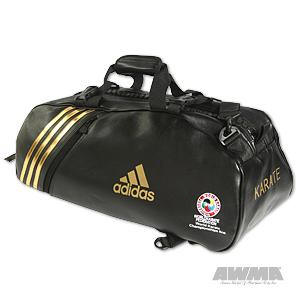 Adidas WKF Black/Gold Duffel Bag, 87259