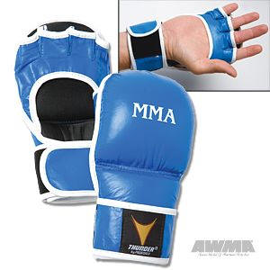 ProForce Thunder MMA Training Gloves - Blue, 82007