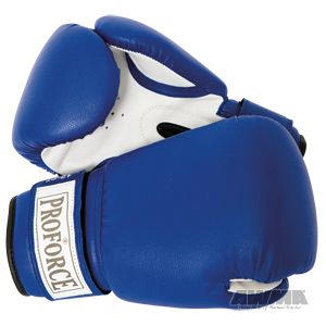 ProForce Leatherette Blue Boxing Gloves, 81121