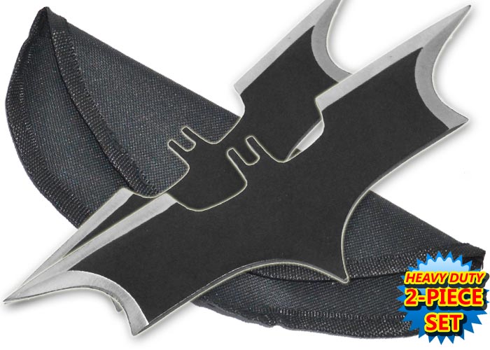 7.75 Inch Bat Throwing Knives w/Case, A-TK-080-2