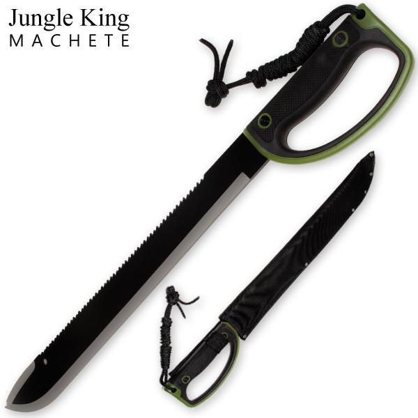 Jungle King Sawtooth Back Machete Camo