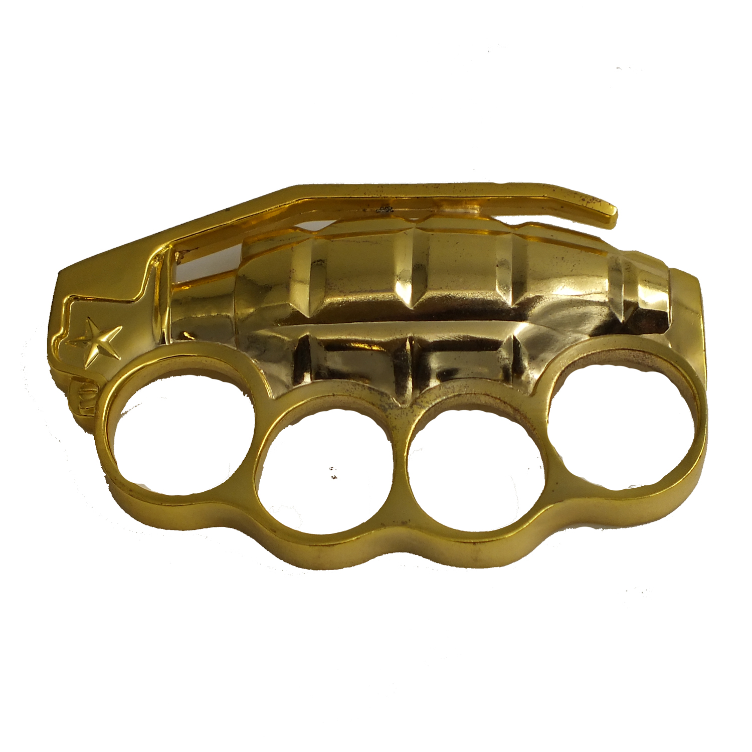 Solid Gold Holy Hand Grenade Brass Knuckle