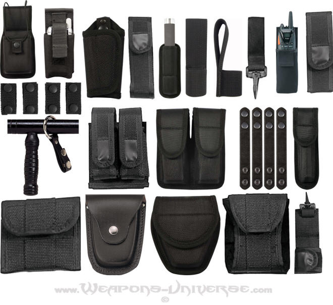 Belts and Pouches for Police, Security, Military