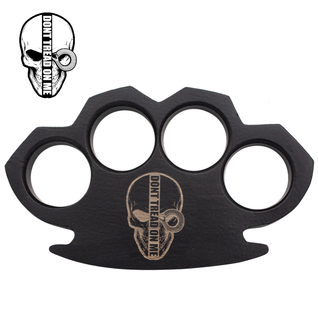 Steam Punk Dont Tread On Me Skull Knuckle.