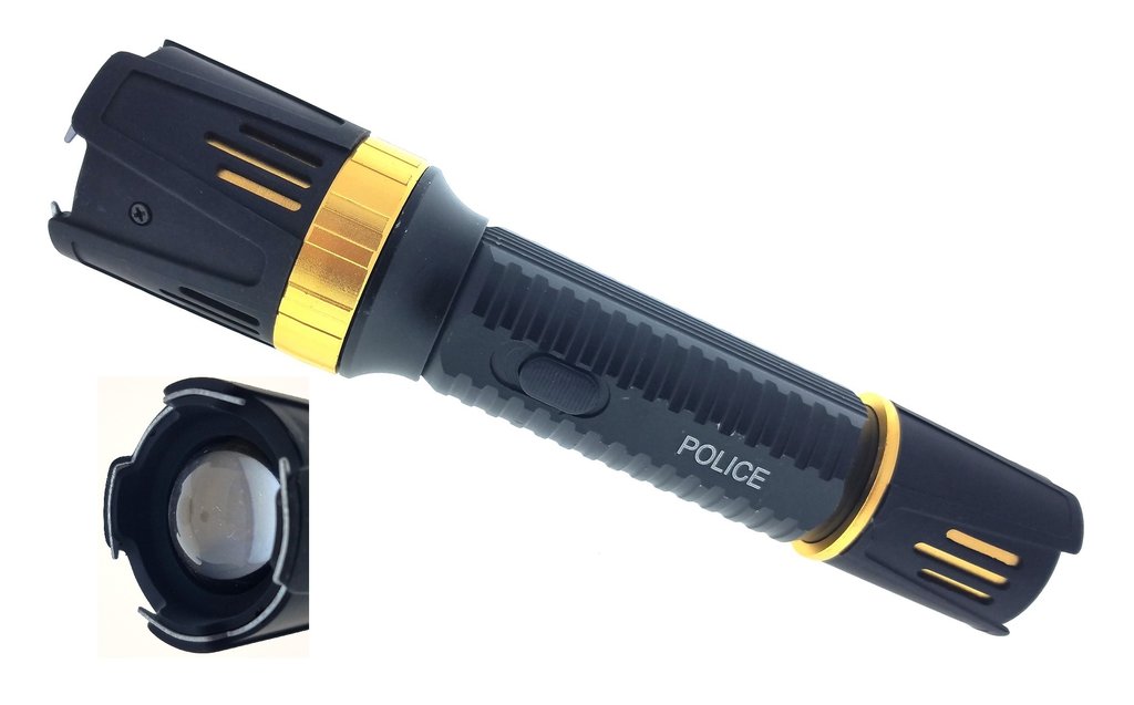 Tiger USA Extreme Police Grade Multi Function Flashlight Stun Gun 10 Million Volts