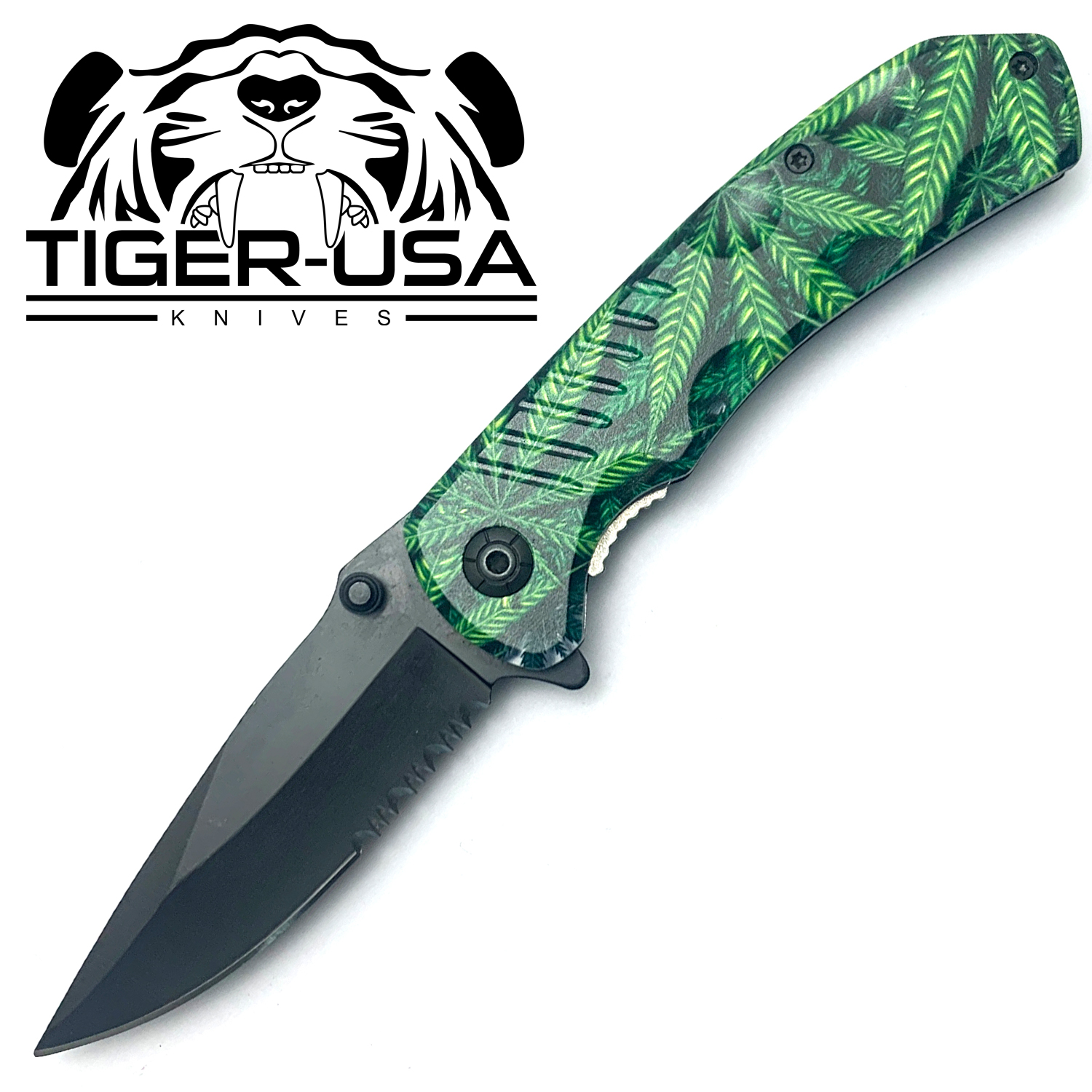 Tiger USA Spring Assisted Knife Mary J