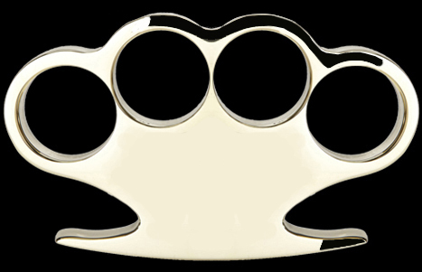 American Made Solid Brass Knuckles, Style 4