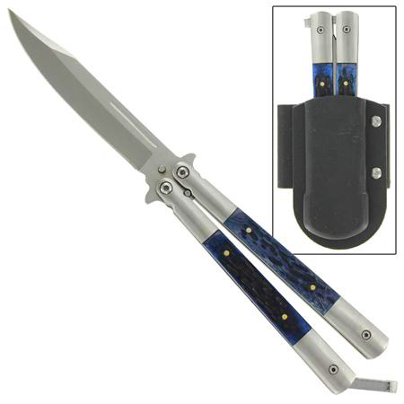 Balisong Nightline Butterfly Knife Blue