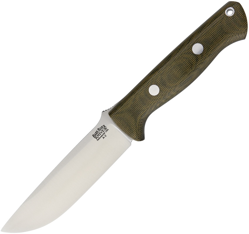 Bark River BA07115MGC Bravo 1.25 Green Micarta Knife