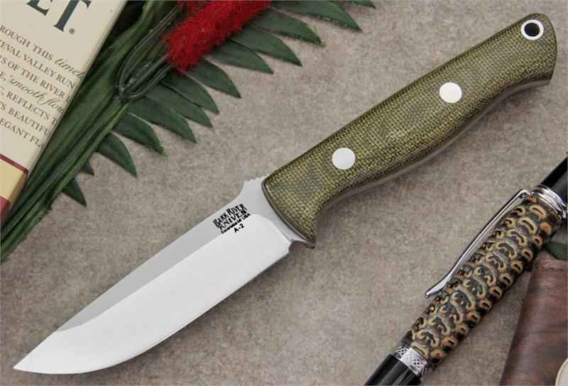 Bark River BA07126MGC Bravo 1 LT Green Canvas Knife