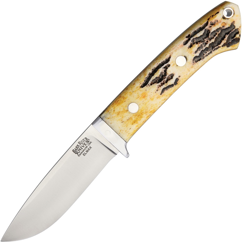 Bark River BA155BAS Classic Drop Point Hunter Stag Knife