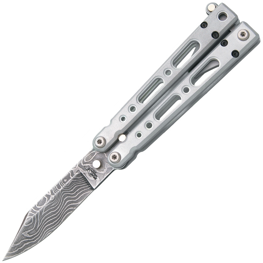 Bear Ops BC36004 Bear Song IV Damascus Butterfly Knife