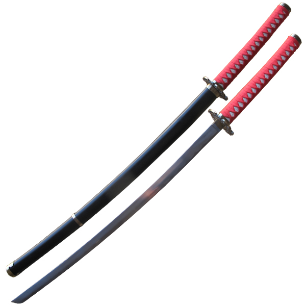 Black and Red Katana Samurai Sword