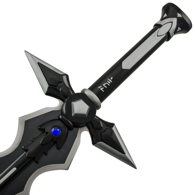 Black Blue Jewel Fantasy Sword and Sheath